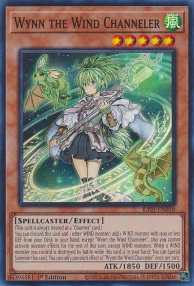 Wynn the Wind Channeler 25th Anniversary Rarity Collection Yu-Gi-Oh! card