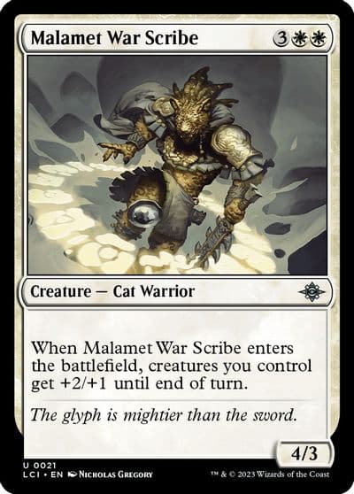 Malamet War Scribe The Lost Caverns of Ixalan Magic card