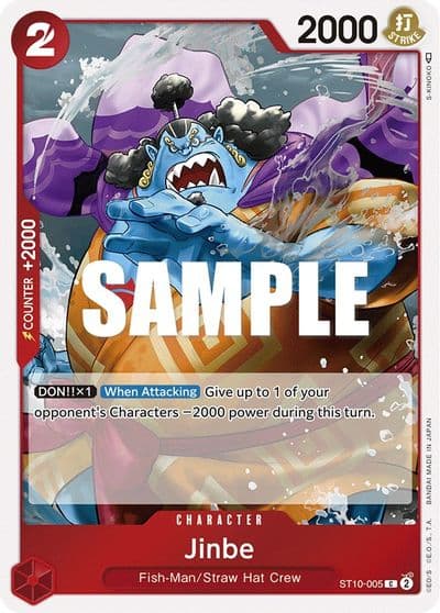 Jinbe Ultra Deck: The Three Captains One Piece card