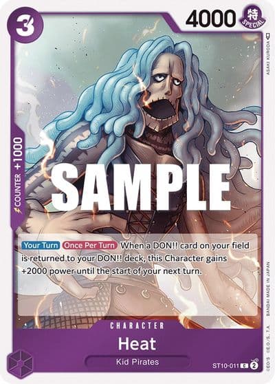 Heat Ultra Deck: The Three Captains One Piece card