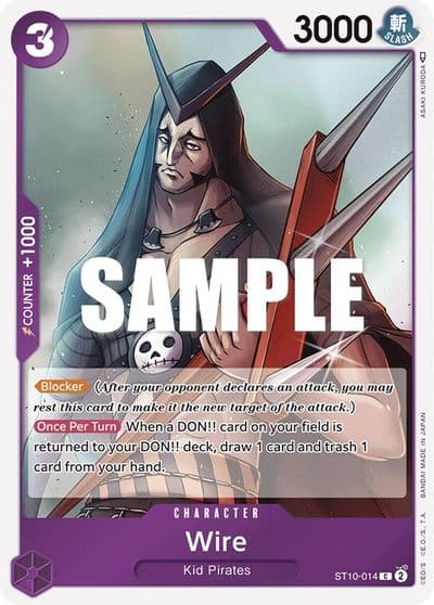 Wire Ultra Deck: The Three Captains One Piece card