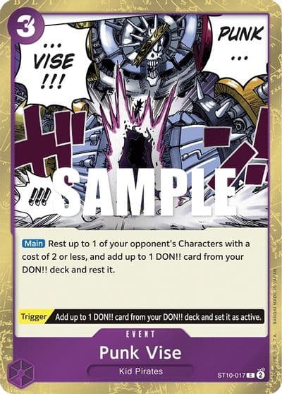 Punk Vise Ultra Deck: The Three Captains One Piece card