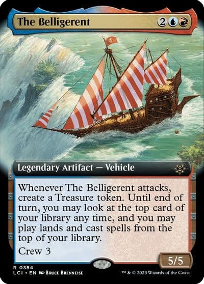 The Belligerent Extended Art The Lost Caverns of Ixalan Magic card
