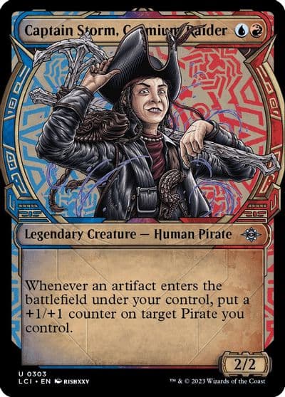 Captain Storm Cosmium Raider Showcase The Lost Caverns of Ixalan Magic card