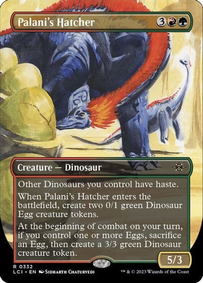 Palanis Hatcher Borderless The Lost Caverns of Ixalan Magic card