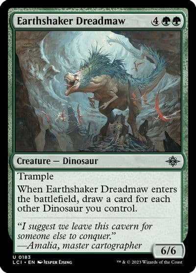 Earthshaker Dreadmaw The Lost Caverns of Ixalan Magic card