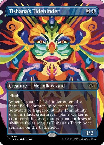 Tishanas Tidebinder Borderless The Lost Caverns of Ixalan Magic card