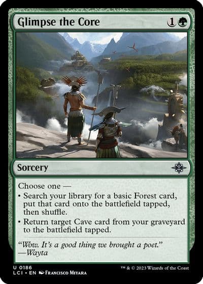Glimpse the Core The Lost Caverns of Ixalan Magic card
