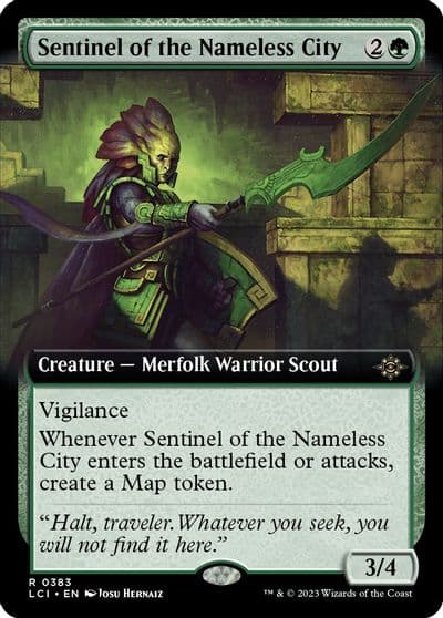 Sentinel of the Nameless City Extended Art The Lost Caverns of Ixalan Magic card
