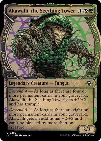 Akawalli the Seething Tower Showcase The Lost Caverns of Ixalan Magic card