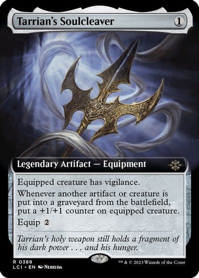Tarrians Soulcleaver Extended Art The Lost Caverns of Ixalan Magic card