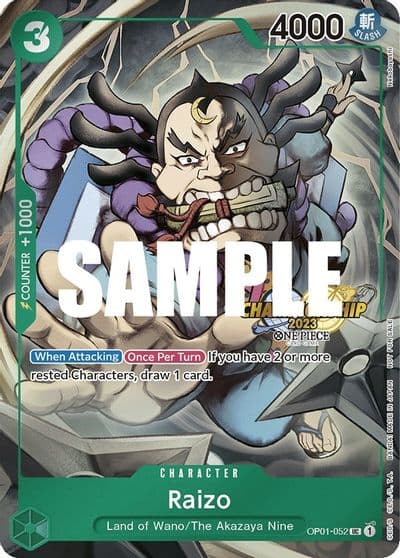Raizo CS 2023 Event Pack One Piece Promotion Cards One Piece card