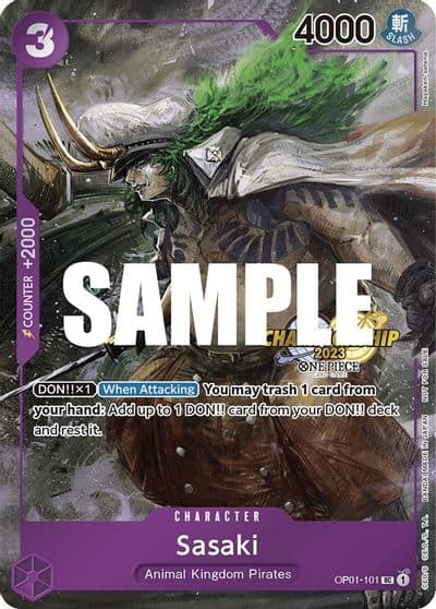 Sasaki CS 2023 Event Pack One Piece Promotion Cards One Piece card