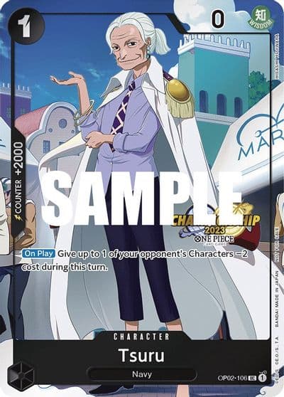 Tsuru CS 2023 Event Pack One Piece Promotion Cards One Piece card