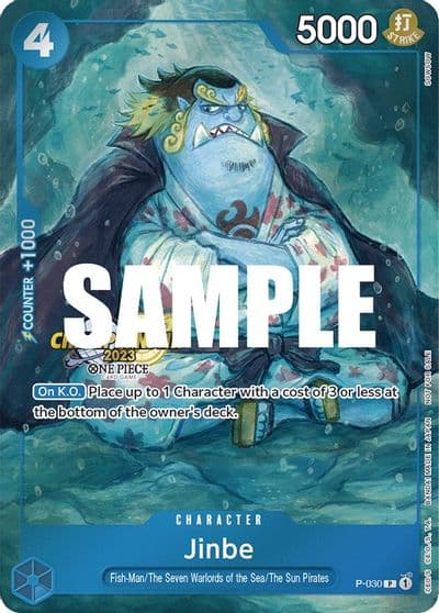 Jinbe CS 2023 Event Pack One Piece Promotion Cards One Piece card