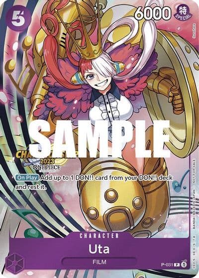 Uta CS 2023 Event Pack One Piece Promotion Cards One Piece card