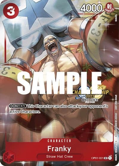 Franky CS 2023 Celebration Pack One Piece Promotion Cards One Piece card