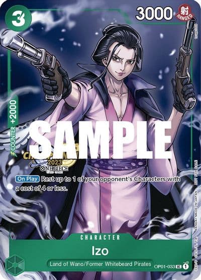 Izo CS 2023 Celebration Pack One Piece Promotion Cards One Piece card