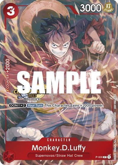 MonkeyDLuffy 006 CS 2023 Celebration Pack One Piece Promotion Cards One Piece card