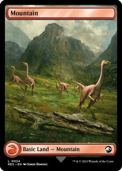 Mountain Universes Beyond: Jurassic World Collection Magic card