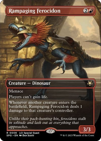 Rampaging Ferocidon Borderless Special Guests Magic card
