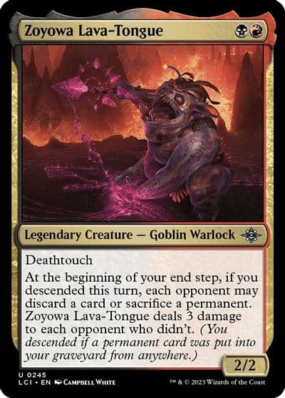 Zoyowa Lava Tongue The Lost Caverns of Ixalan Magic card