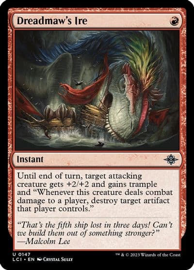 Dreadmaws Ire The Lost Caverns of Ixalan Magic card