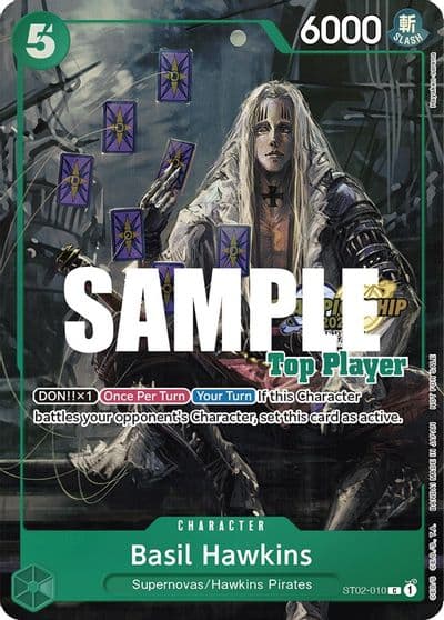 Basil Hawkins CS 2023 Top Players Pack One Piece Promotion Cards One Piece card