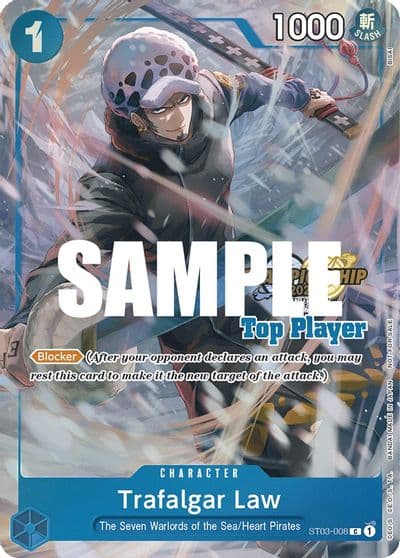 Trafalgar Law CS 2023 Top Players Pack One Piece Promotion Cards One Piece card