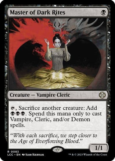 Master of Dark Rites Commander: The Lost Caverns of Ixalan Magic card
