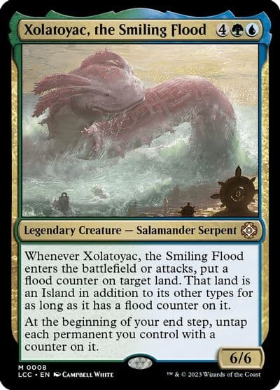 Xolatoyac the Smiling Flood Commander: The Lost Caverns of Ixalan Magic card