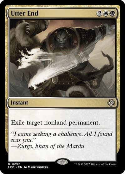 Utter End Commander: The Lost Caverns of Ixalan Magic card