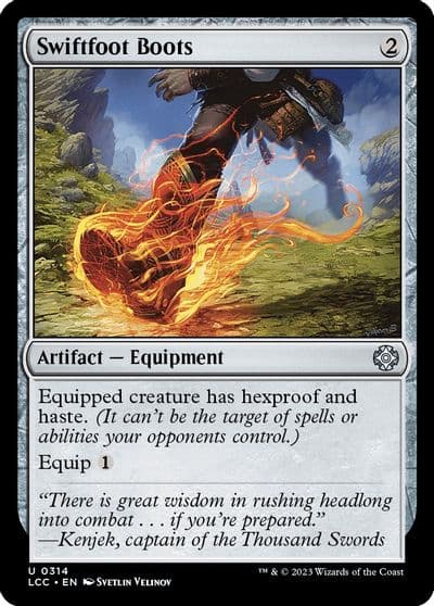 Swiftfoot Boots Commander: The Lost Caverns of Ixalan Magic card