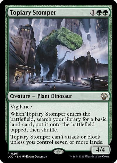 Topiary Stomper Commander: The Lost Caverns of Ixalan Magic card