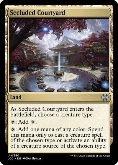 Secluded Courtyard Commander: The Lost Caverns of Ixalan Magic card