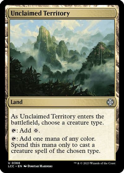 Unclaimed Territory Commander: The Lost Caverns of Ixalan Magic card