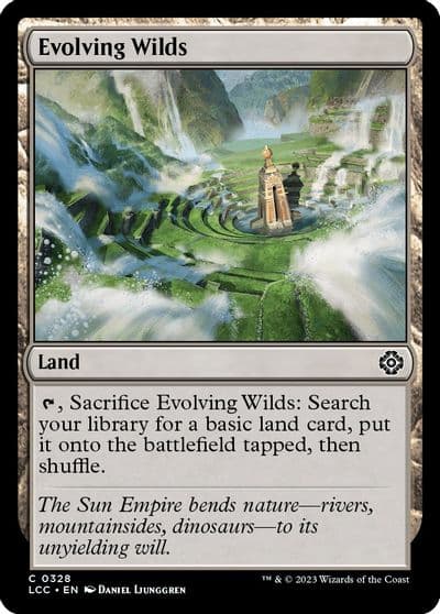 Evolving Wilds Commander: The Lost Caverns of Ixalan Magic card