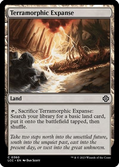 Terramorphic Expanse Commander: The Lost Caverns of Ixalan Magic card