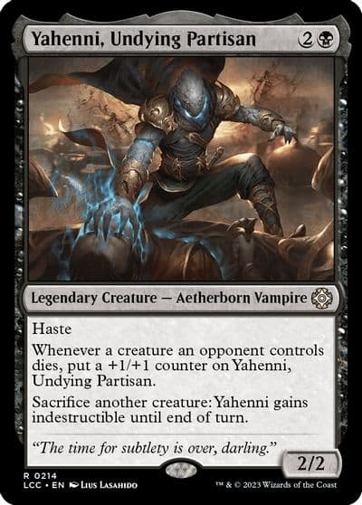 Yahenni Undying Partisan Commander: The Lost Caverns of Ixalan Magic card