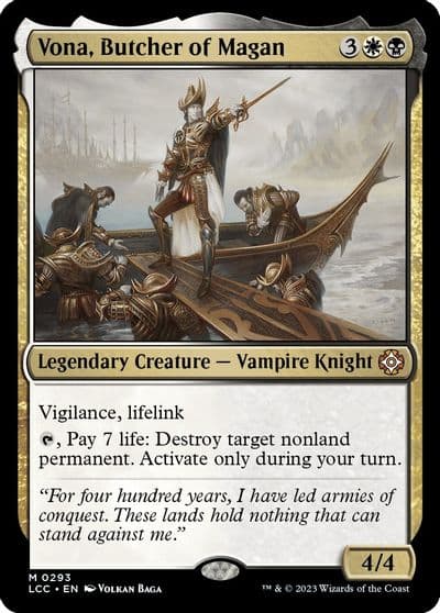 Vona Butcher of Magan Commander: The Lost Caverns of Ixalan Magic card