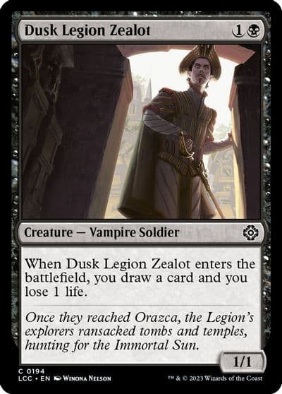 Dusk Legion Zealot Commander: The Lost Caverns of Ixalan Magic card