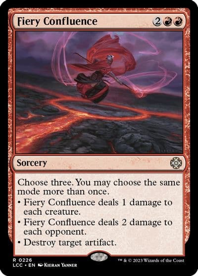 Fiery Confluence Commander: The Lost Caverns of Ixalan Magic card
