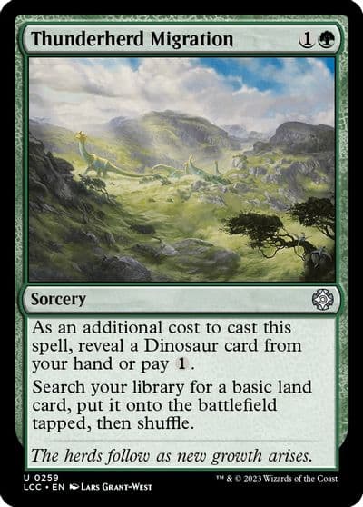 Thunderherd Migration Commander: The Lost Caverns of Ixalan Magic card