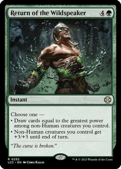Return of the Wildspeaker Commander: The Lost Caverns of Ixalan Magic card