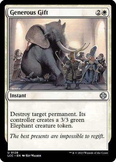 Generous Gift Commander: The Lost Caverns of Ixalan Magic card