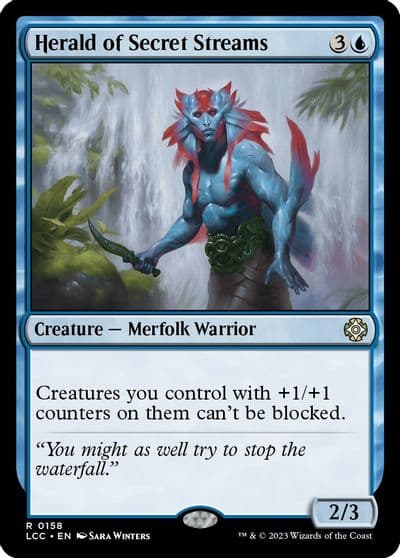 Herald of Secret Streams Commander: The Lost Caverns of Ixalan Magic card
