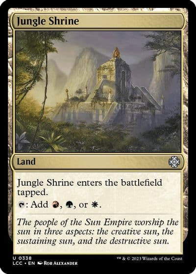 Jungle Shrine Commander: The Lost Caverns of Ixalan Magic card