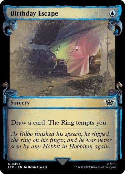 Birthday Escape Showcase Scrolls Universes Beyond: The Lord of the Rings: Tales of Middle-earth Magic card