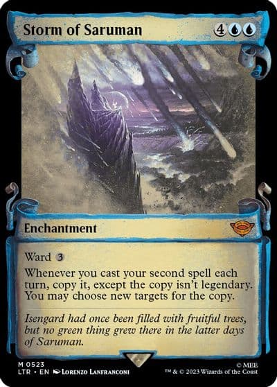Storm of Saruman Showcase Scrolls Universes Beyond: The Lord of the Rings: Tales of Middle-earth Magic card