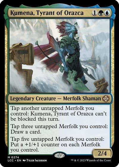 Kumena Tyrant of Orazca Commander: The Lost Caverns of Ixalan Magic card